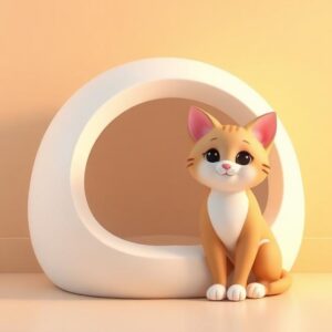 ظرف خاک گربه