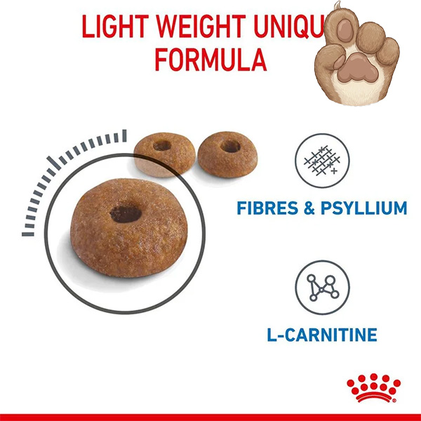 غذای خشک رژیمی گربه رویال کنین لایت ویت