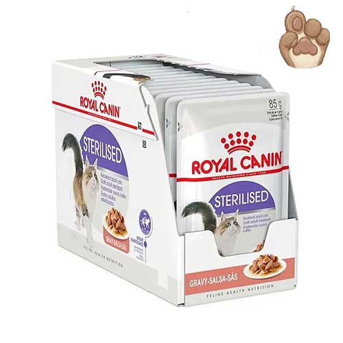 پوچ گربه استریلایزد گروی (Sterilised Gravy) برند رویال کنین