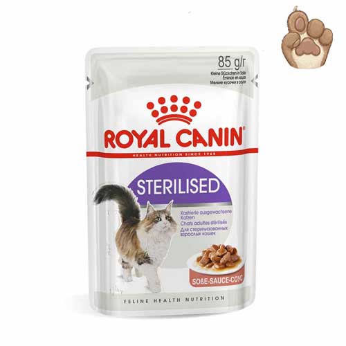 پوچ گربه استریلایزد گروی (Sterilised Gravy) برند رویال کنین